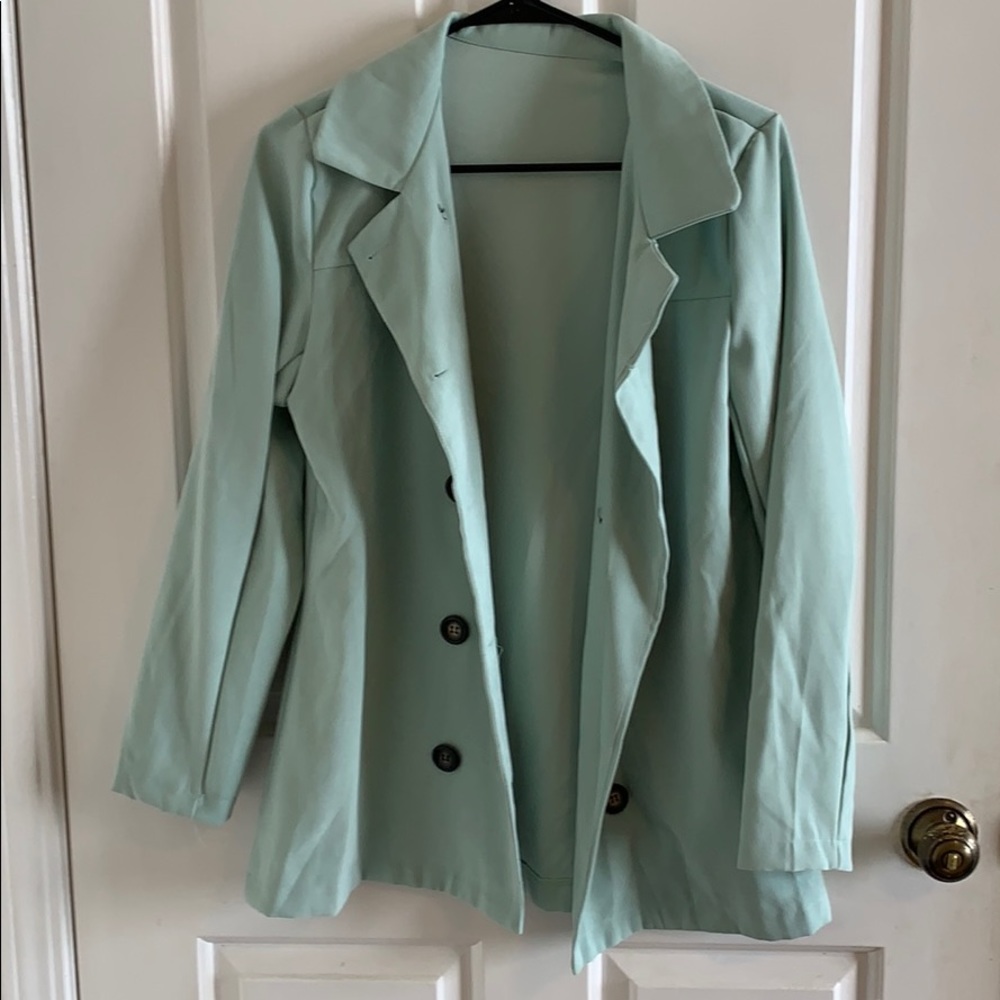 Green blazer